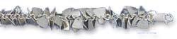 
Sterling Silver 8 Inch Multi Triangle Garland Bracelet
