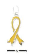 
Sterling Silver Enameled Yellow Awareness

