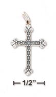 
SS Dimpled Dotted Cross Pendant With Flow
