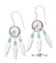 
SS Concho Earrings With Turquoise Heshi B

