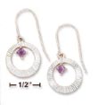 
Sterling Silver 15mm Ridged Earrings With
