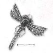 
SS Marcasite Dragonfly Pin With Genuine O
