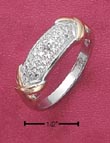 
Sterling Silver Pave Diamond Accent Ring 
