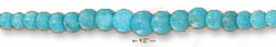 
Sterling Silver 8 Inch Simulated Turquoise Disc Toggle Bracelet
