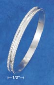 
Sterling Silver 7mm Bangle Bracelet With 
