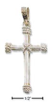 
Sterling Silver Small Cross Pendant With 
