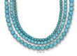 
Sterling Silver 3 strand Grad Turquoise B
