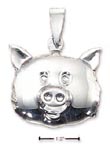 
Sterling Silver High Polish Piggy Face Lo
