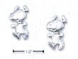 
Sterling Silver Peanuts Jumping Snoopy Po
