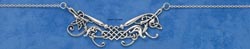 
Sterling Silver 18 Inch Large Celtic Design Necklace
