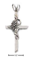 
Sterling Silver Cross With Single Wrapped
