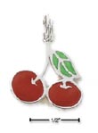 
Sterling Silver Rhodium Plated Enamel Che
