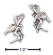
Sterling Silver Fairy Post Earrings (Left
