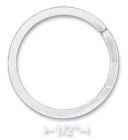
Sterling Silver 33mm Plain Split Ring Style Key Ring

