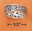 
SS 5mm Floral Filigree Ring For Toe Pinky
