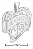 
Sterling Silver Daughter Banner In Flat H
