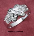 
SS Womens CZ Ring With Channel Set CZ Cen
