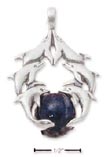 
Sterling Silver Dolphin Pod With Lapis Ba
