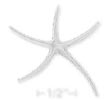 
Sterling Silver 32x37mm Contemporary Star
