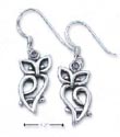 
Sterling Silver Owl Silhouette French Wir
