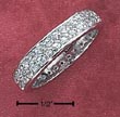 
Sterling Silver Womens Continuous Pave CZ

