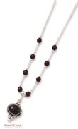 
SS 16 Inch Onyx Cabochon Eight Onyx Beads
