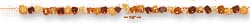 
Sterling Silver 17 Inch Multicolor Amber Nugget Dangle Necklace
