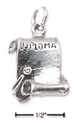 
Sterling Silver Antiqued Open Diploma Scr
