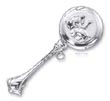
Sterling Silver Lollipop Rattle With Baby
