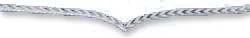 
Sterling Silver Riccio V Design - 18 Inch Necklace
