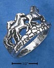 
Sterling Silver Antiqued Running Horse Fa
