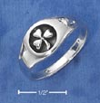 
Sterling Silver Unisex Shamrock Ring (Nic
