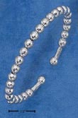 
Sterling Silver Baby 4mm Bead Cuff (1.5 I
