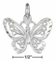 
Sterling Silver Large DC Filigree Butterf
