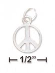 
Sterling Silver 10mm High Polish Peace Si
