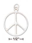 
Sterling Silver 23mm High Polish Peace Si
