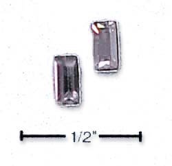 
Sterling Silver June Birthstone Austrian Crystal Post Earrings

