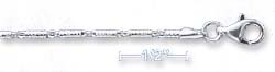 
Sterling Silver Bar 2mm - 10 Inch Ankle Bracelet
