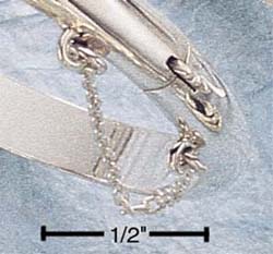 
Sterling Silver 5mm Childs Bangle Bracelet (56mm In Diameter)
