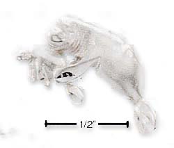 
Sterling Silver DC Mother And Baby Manatee Charm
