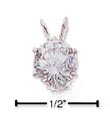 
Sterling Silver 7mm Round Cubic Zirconia 
