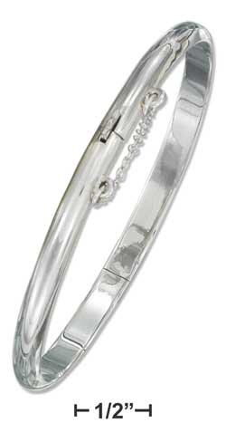 
Sterling Silver 5mm High Polish Bangle Bracelet

