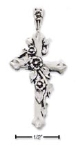 
Sterling Silver DC Cross With Flower Sash

