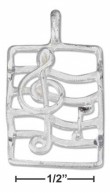 
Sterling Silver DC Musical Notes On Scale
