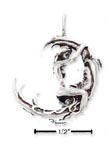 
Sterling Silver Lady Swinging On The Moon
