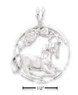 
Sterling Silver DC Unicorn With In Circle
