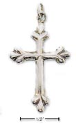 
Sterling Silver Antiqued Branched Cross P
