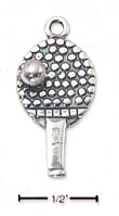 
Sterling Silver Ping-Pong Paddle And Ball
