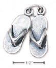 
Sterling Silver Pair Of Flip-Flop Sandals
