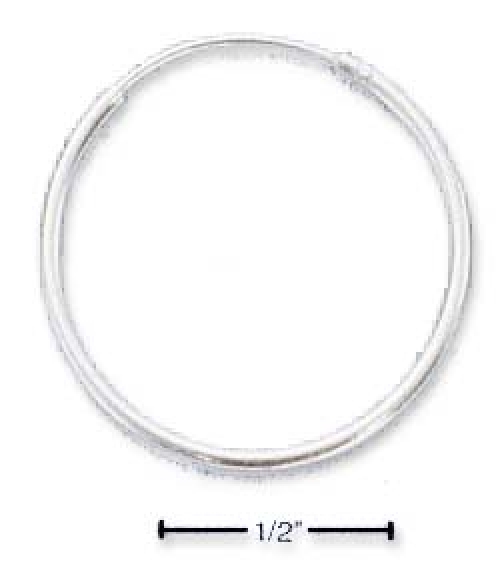
Sterling Silver 22mm Endless Wire Hoop Earrings
